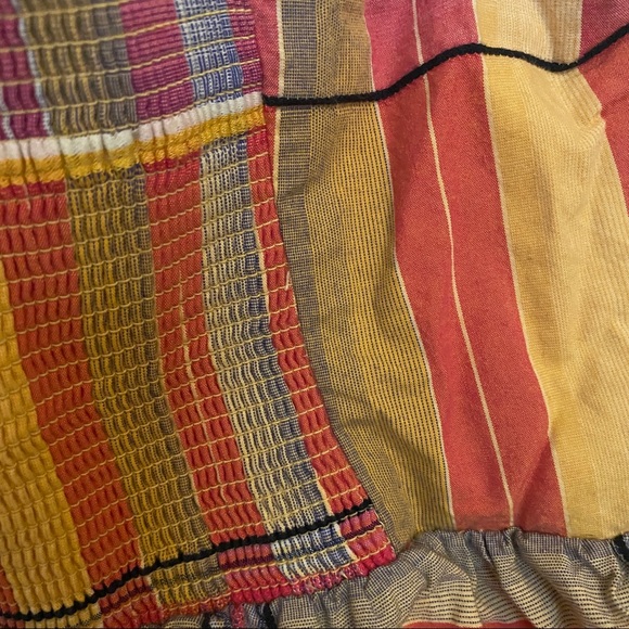 Striped zip-up Anthropologie’s Odille Top sz4/6 - Picture 6 of 7